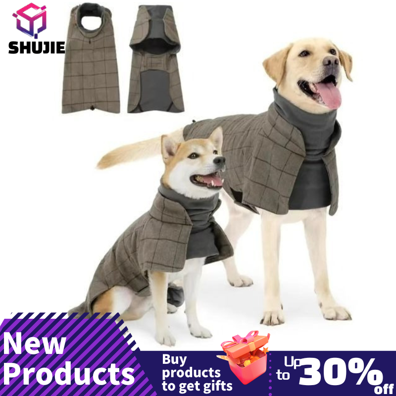 Winter Clothing English - Abrigo cálido para perro, chaleco polar