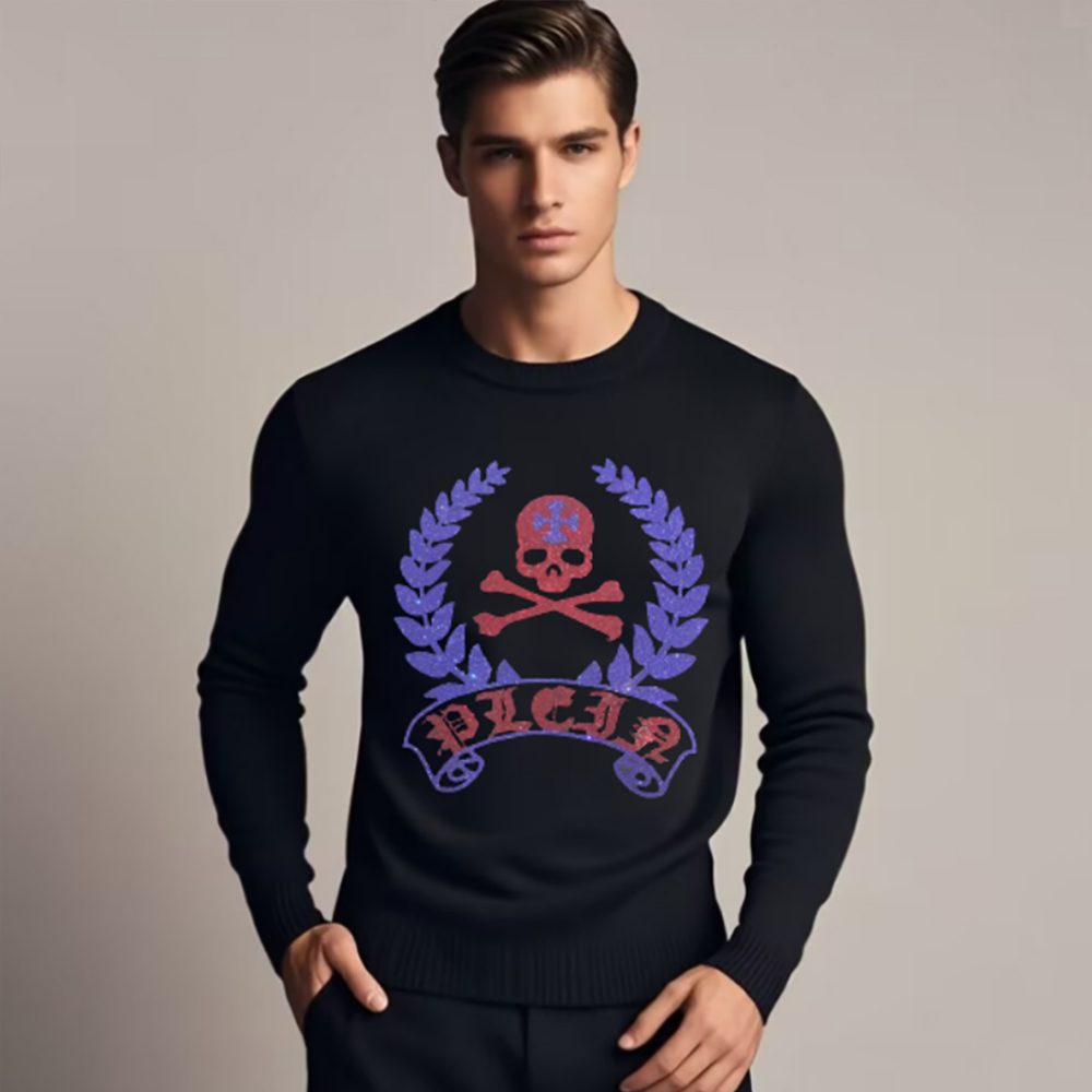 Winter Clothing English - Sudaderas con cabeza de calavera para
