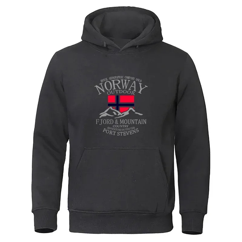 Winter Clothing Norway - Sudadera con capucha de manga larga