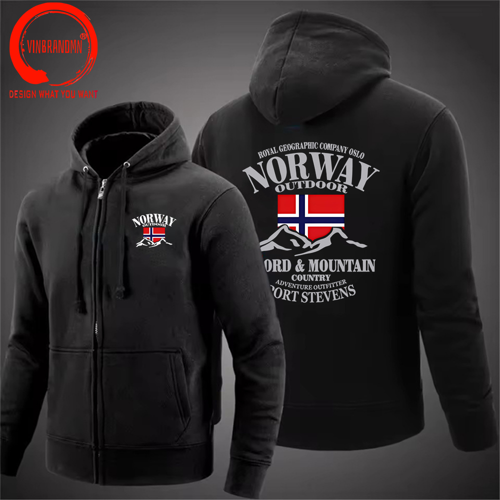 Winter Clothing Norway - Fjord de Noruega, sudaderas con capucha