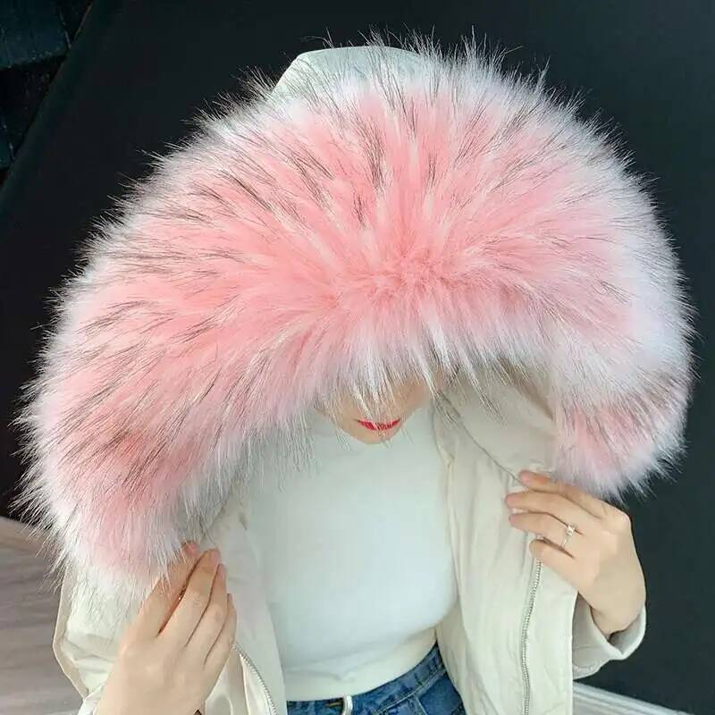 Winter Clothing Essentials - Cuello de piel sintética desmontable, bufanda