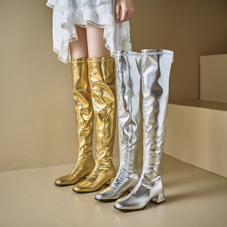 Botas metálicas plateadas para - Winter Cloth reseña y precio