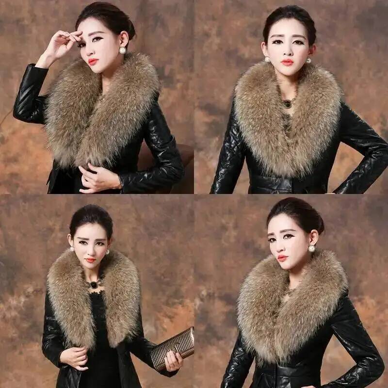 Bufanda de piel de mapache Nat - Winter Clothing Essentials reseña y precio