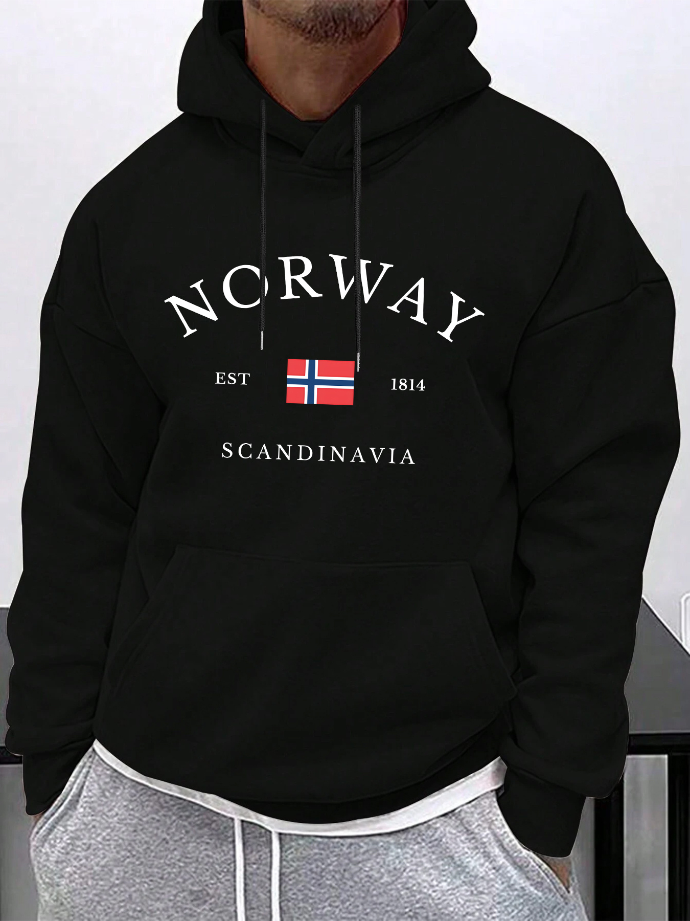 Sudadera con Capucha Informal, - Winter Clothing Norway reseña y precio