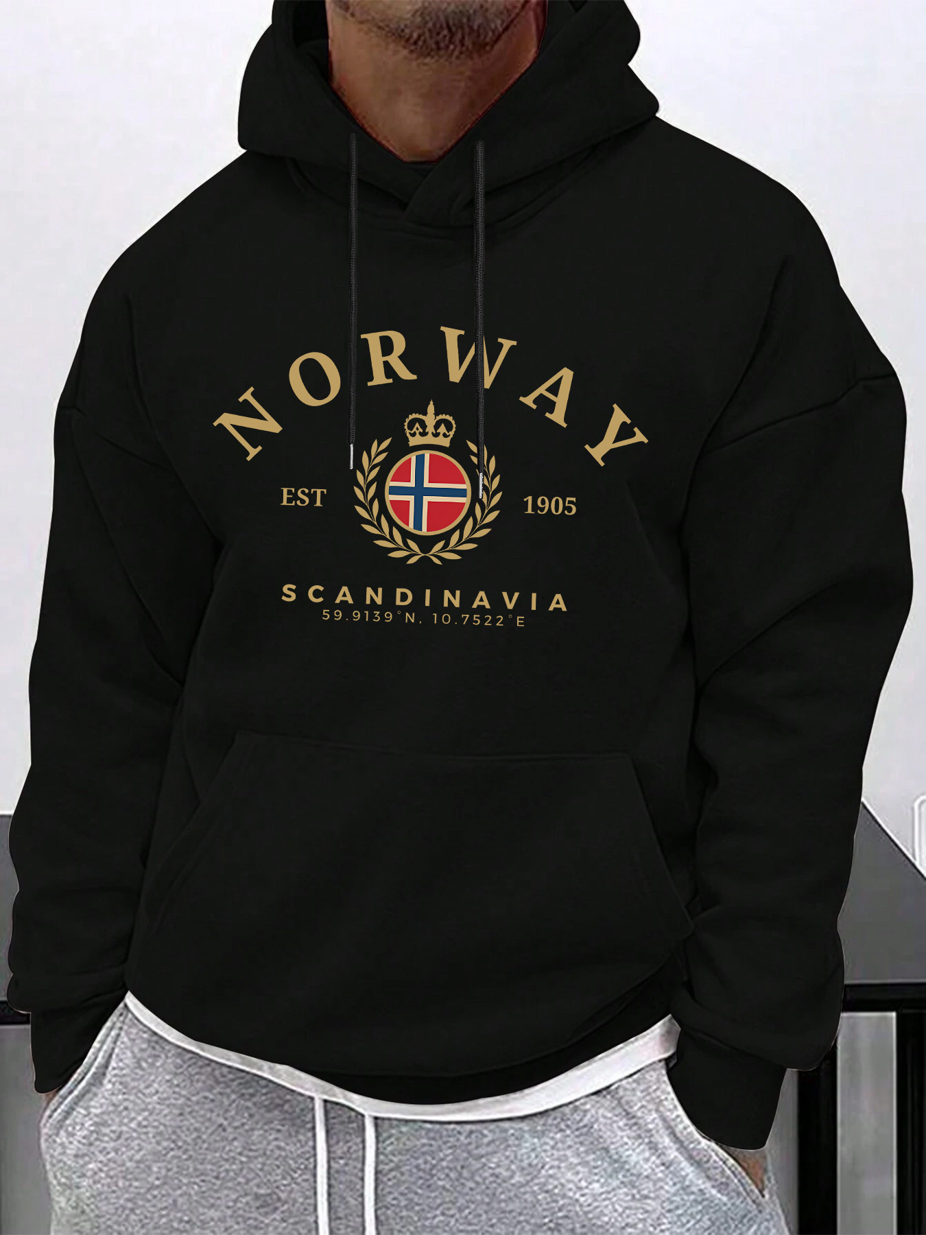 Sudadera con Capucha para Homb - Winter Clothing Norway reseña y precio