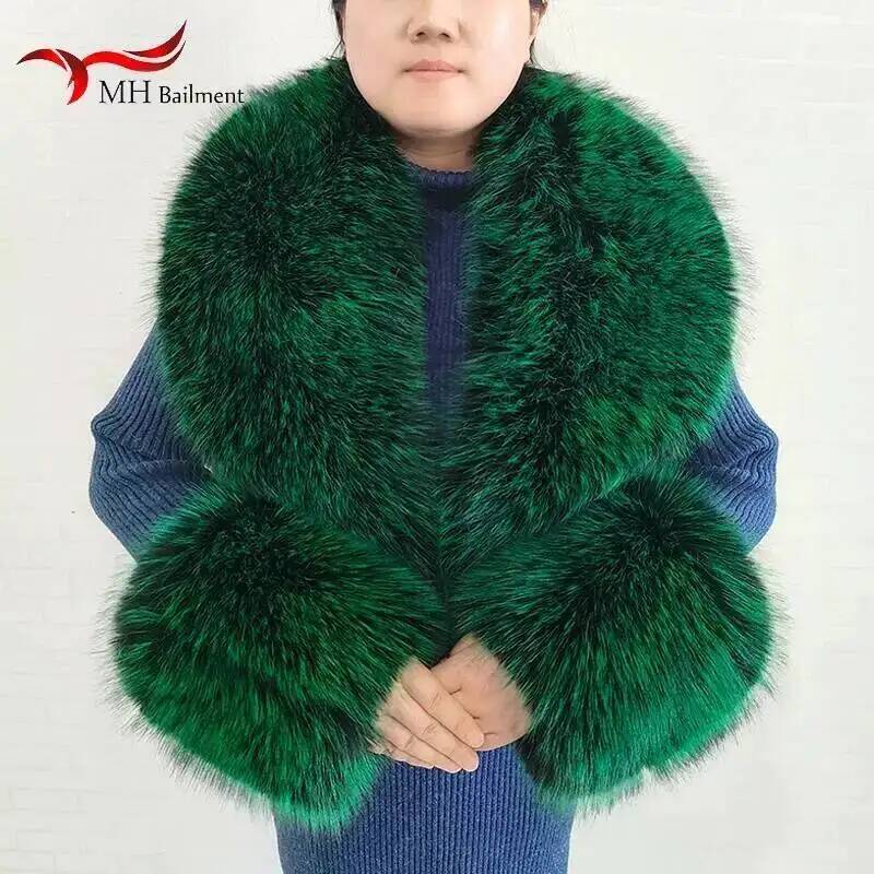 Bufanda grande de piel de zorr - Winter Clothing Essentials reseña y precio