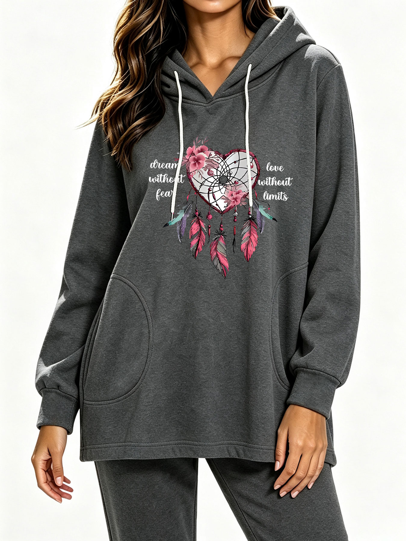 Sudadera con Capucha Holgada c - Winter Clothing English reseña y precio