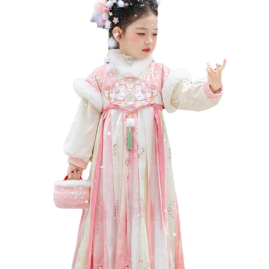 2025 niñas Hada Hanfu niños in - Winter Clothing For Babies reseña y precio
