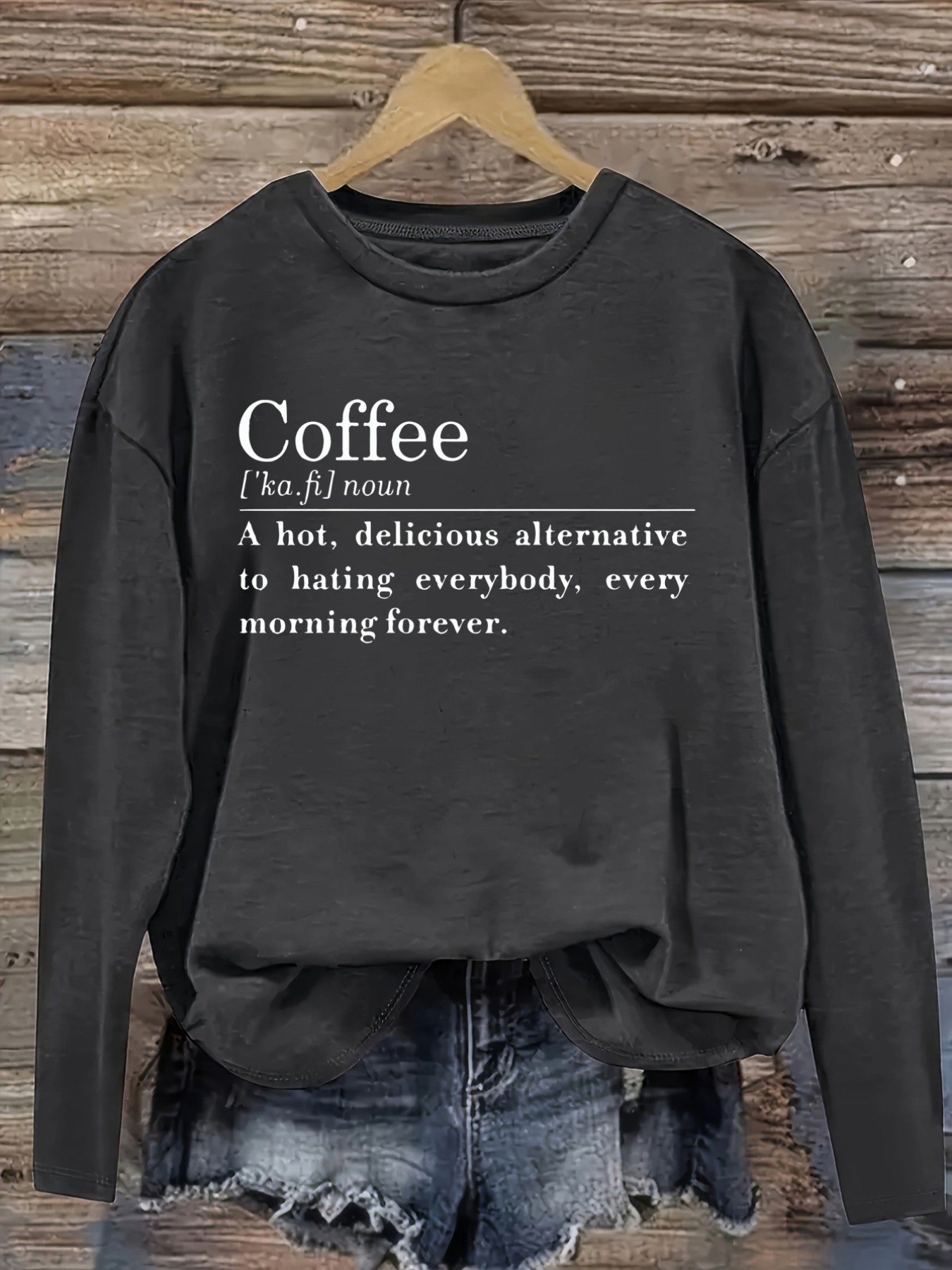 Camiseta Casual de Manga Larga - Winter Clothing Quotes reseña y precio