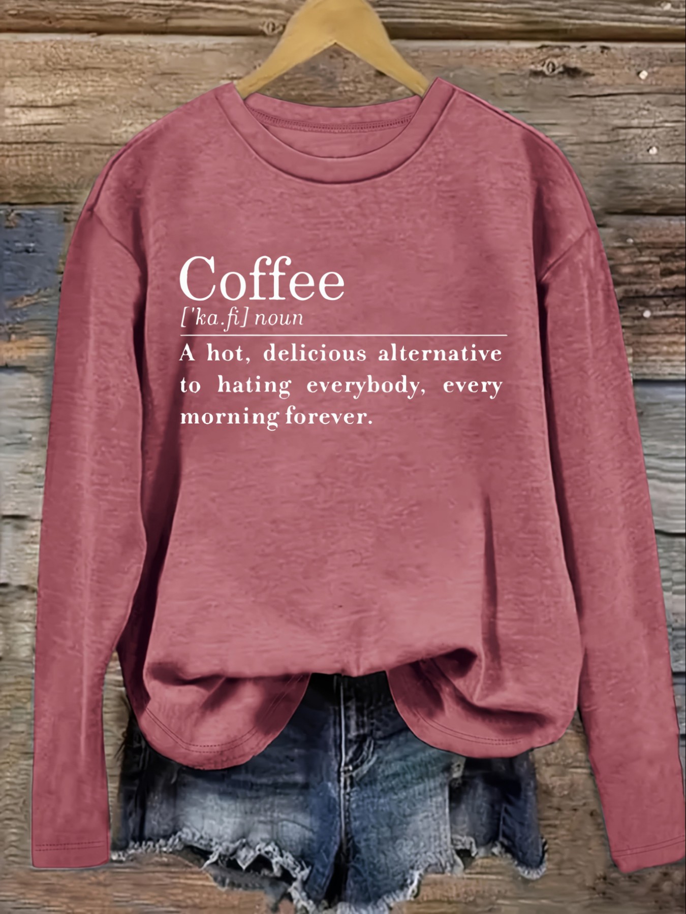 Camiseta Casual de Manga Larga - Winter Clothing Quotes reseña y precio