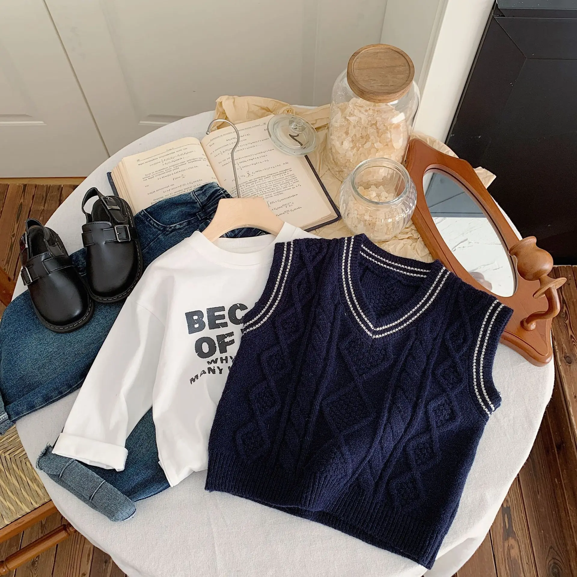 Chaleco para niños, ropa de ot - Winter Clothing Activity reseña y precio